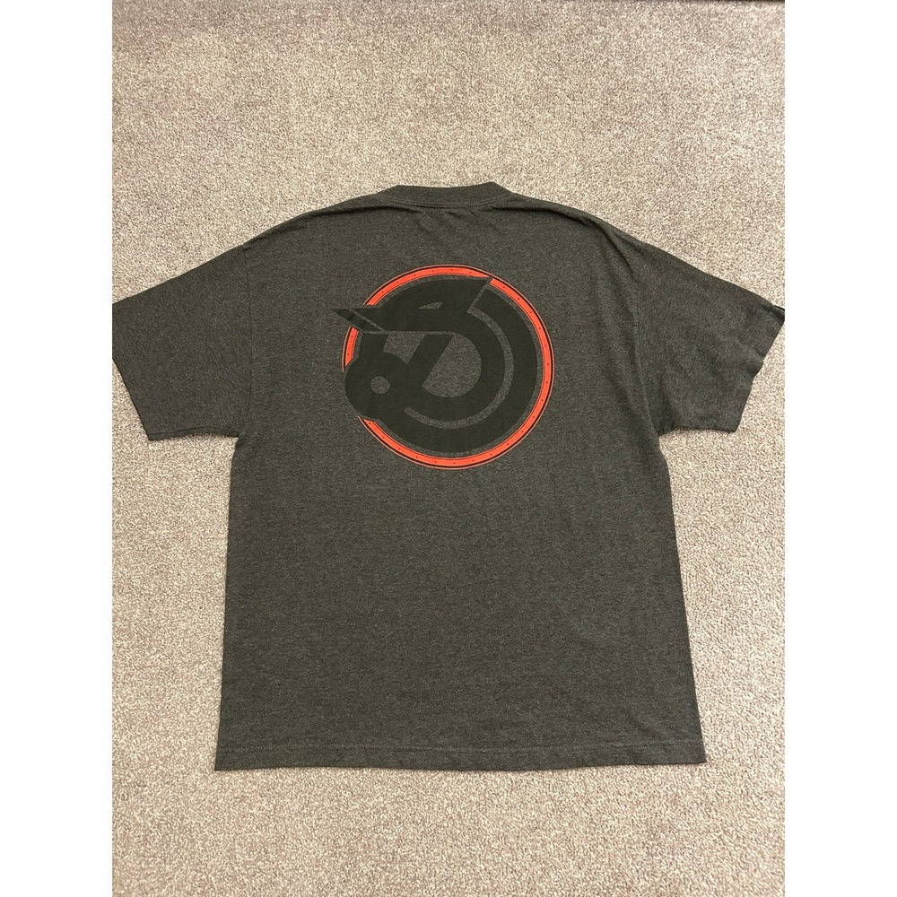 Drone Skateboard T-Shirt Mens XL Charcoal Grey Excellent Graphic Tee